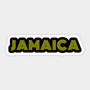 Jamaica Travel Tourism Sticker